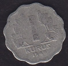 1940 YILI 1 KURUŞ  eski para alan yerler
