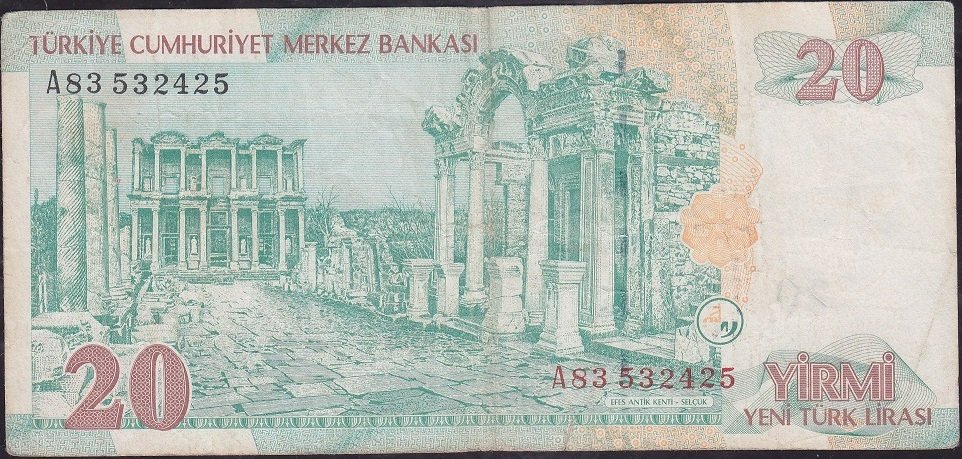8.Emisyon 20 YTL A83 532425 Çok Temiz