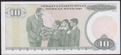 7.Emisyon 1.Tertip 10 Lira C01 089279 Çok Çok Temiz+ ( Kısa Kaş )