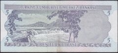 6.Emisyon 2.Tertip 5 Lira K76 017715 Ççt Çilaltı
