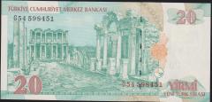 8.Emisyon 20 YTL G54 598451 Çilaltı Çil