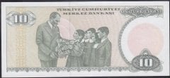 7.Emisyon 2.Tertip 10 Lira D19 096463 Çil