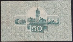 ALMANYA 50 PFENNİG NOTGELD 1917 ÇOK TEMİZ