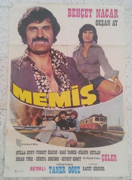 BEHÇET NACAR - MEMİŞ - FİLM AFİŞİ eski para koleksiyon
