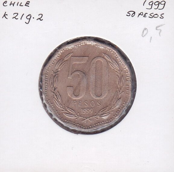 Şili 50 Pesos 1999
