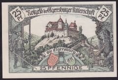 Almanya 25 Pfennig Notgeld 1922 Çil