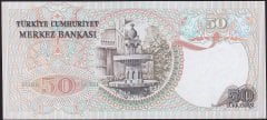6.Emisyon 2.Tertip 50 Lira J18 277870 Çil