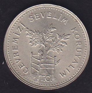 1990 Yılı 1000 Lira Çevremizi Sevelim Koruyalım