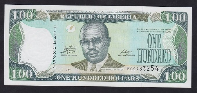 LİBERİA 100 DOLAR 2011 ÇİL