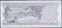 6.Emisyon 2.Tertip 5 Lira K73 374111 Çil