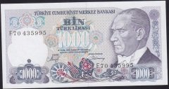 7.EMİSYON 2.TERTİP 1000 LİRA F70 435995 ÇİLALTI ÇİL