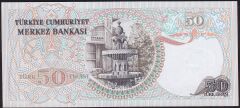 6.Emisyon 2.Tertip 50 Lira J08 334938 Çil