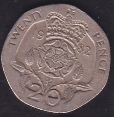 İngiltere 20 Pence 1982