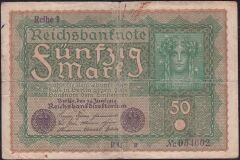 Almanya 50 Mark 1919 Çok Temiz