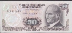 6.Emisyon 2.Tertip 50 Lira J17 326075 Çilaltı