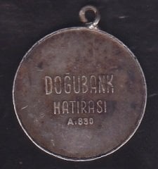 DOĞUBANK AÇILIŞ HATIRASI  1954 - GÜMÜŞ