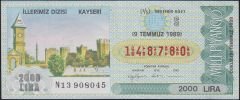 1989 9 Temmuz Beşte Bir Bilet - S Serisi