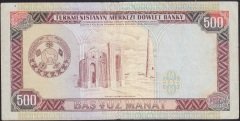 TÜRKMENİSTAN 500 MANAT 1993 ÇOK TEMİZ +