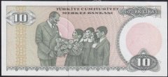7.Emisyon 2.Tertip 10 Lira D09 028023 Ççt Çilaltı