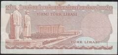 6.Emisyon 1.Tertip 20 Lira B13 153476 Çok Temiz