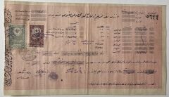 Osmanlıca Pullu Evrak