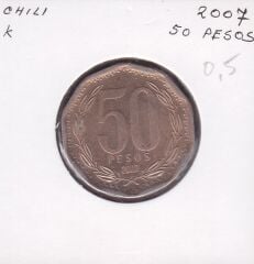 Şili 50 Pesos 2007
