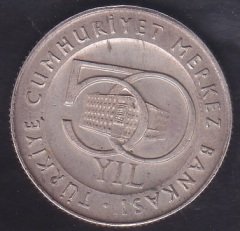 MERKEZ BANKASI 50.YIL 1981 ( TCMB ) - GÜMÜŞ