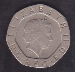 İNGİLTERE 20 PENCE 2002
