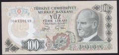 6.EMİSYON 2.TERTİP 100 LİRA I04 110148 ÇOK ÇOK TEMİZ +