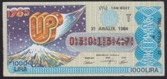 1984 31 ARALIK TAM BİLET T SERİSİ