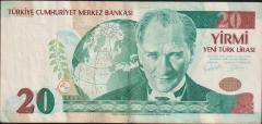 8.Emisyon 20 YTL D32 750515 Çok Temiz+