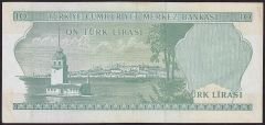 6.Emisyon 2.Tertip 10 Lira K21 190855 Ççt Çilaltı
