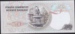 6.Emisyon 2.Tertip 50 Lira J05 543195 Çil
