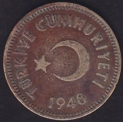 1948 Yılı 25 Kuruş