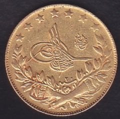 1293 / 20 ABDULHAMİD 100 KURUŞ ALTIN ( 7.2 Gram )