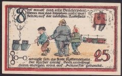 ALMANYA 25 PFENNİNG NOTGELD 1921 ÇİLALTI ÇİL