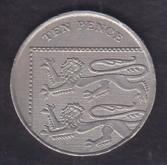 İNGİLTERE 10 PENCE 2008