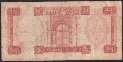 LİBYA 1/4 DİNAR 1972 TEMİZ PİCK 33b