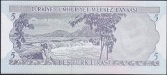 6.Emisyon 2.Tertip 5 Lira K68 453489 Çil