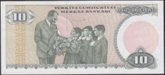 7.Emisyon 1.Tertip 10 Lira C62 169177 Çok Çok Temiz + Kısa Kaş