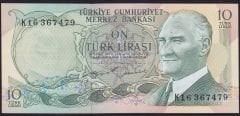 6.Emisyon 2.Tertip 10 Lira K16 367479 Çilaltı
