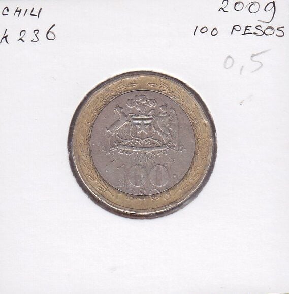 Şili 100 Pesos 2009