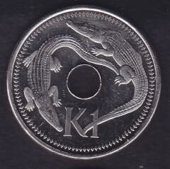 Papua New Guinea 1 Kına 2004 Çil