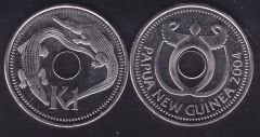 Papua New Guinea 1 Kına 2004 Çil