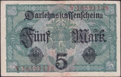 Almanya 5 Mark 1917 Çok Temiz+