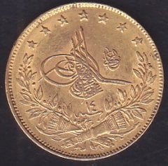 1293 / 14 ABDULHAMİD 100 KURUŞ ALTIN ( 7.2 Gram )