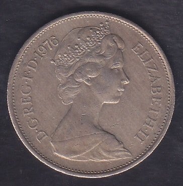 İNGİLTERE 10 PENCE 1976