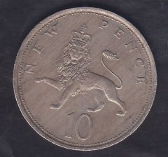 İNGİLTERE 10 PENCE 1976