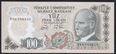 6.EMİSYON 2.TERTİP 100 LİRA H88 788820 ÇÇT +