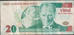 8.Emisyon 20 YTL C55 923545 Çok Temiz